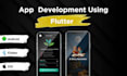 develop a flutter app for ios and android with clean UI and firebase backend
