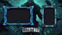 design twitch overlay and logo for streaming