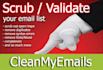 clean your email data, scrub and verify your email list