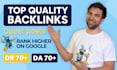 build SEO dofollow backlinks from high quality premium websites