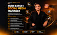 be your social media manager, social media content creator