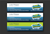 design professional  email signature, footer