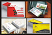 design unique business card post card