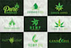 do medical cannabis weed marijuana hemp cbd oil logo