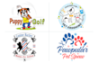creative dog, pet, cat, or animal logo