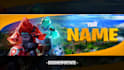 a clean youtube banner