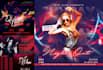 design dj, hiphop, club, music, concert, party, event, flyer or poster