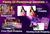 do any photoshop or illustrator  work professionally