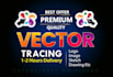 vectorize image, convert to vector, redraw logo vector tracing