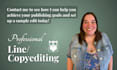 line and copyedit your book, manuscript, or novel