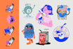 draw illustration, line art or doodle for your product