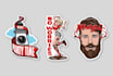 design high quality custom vector stickers for you