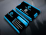 do professional design business card with two concepts