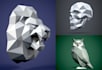 create 3d model in low poly style