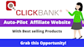 create an autopilot clickbank affiliate website