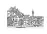 draw architectural illustrations from a picture