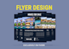 do a business flyer and postcard design for your company