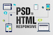 convert figma, PSD to HTML and wordpress, jquery