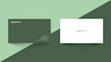 design clean minimal business card