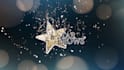 create beauty glitter particles logo intro