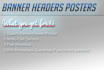 design a stunning professional banner ad, header or flyer