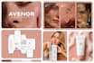 design brand logo, branding kit and brand identity