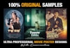design an ultra professional movie poster