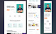 do website UI and UX design in figma