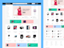 design e commerce website using spring boot, react, nextjs, angular