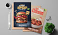 design modern restaurant food flyer
