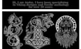 design custom viking tattoo and tshirt art