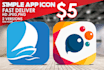 design 2 professional app icon