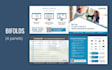 design a clean professional trifold or bifold brochure