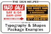 create a professional yard sign for you
