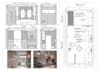 draft interior layout plan,detail drawings,elevation,section
