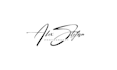 design handwritten signature or text logo