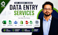do data entry, excel, CRM, shopify, PDF to excel, ai assisted web research
