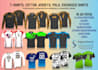 do t shirts, cotton jerseys, polo, oversized shirts designs