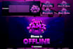 design a professional twitch overlay offline screen, starting screen