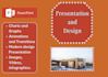 make business ppts, research presentations, and pitch desk