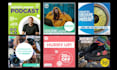 design 20 unique social media posts for your brand