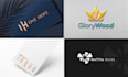 create a premium, modern, and luxury minimalist logo design