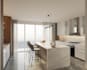 design kitchen cabinet and realistic rendering