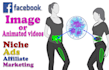 draw image based animate vector illustrations for facebook ads