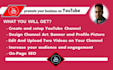 create youtube channel with full setup and design