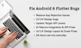fix android app bugs, debugging, and ai flutter app issues