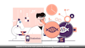 creat a 2d animation, motion graphics video
