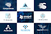 design your minimalist technology logo within 12 hours