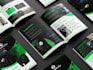 design a custom modern bifold brochure or company profile