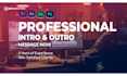 youtube intro video trailer or logo animation 4k